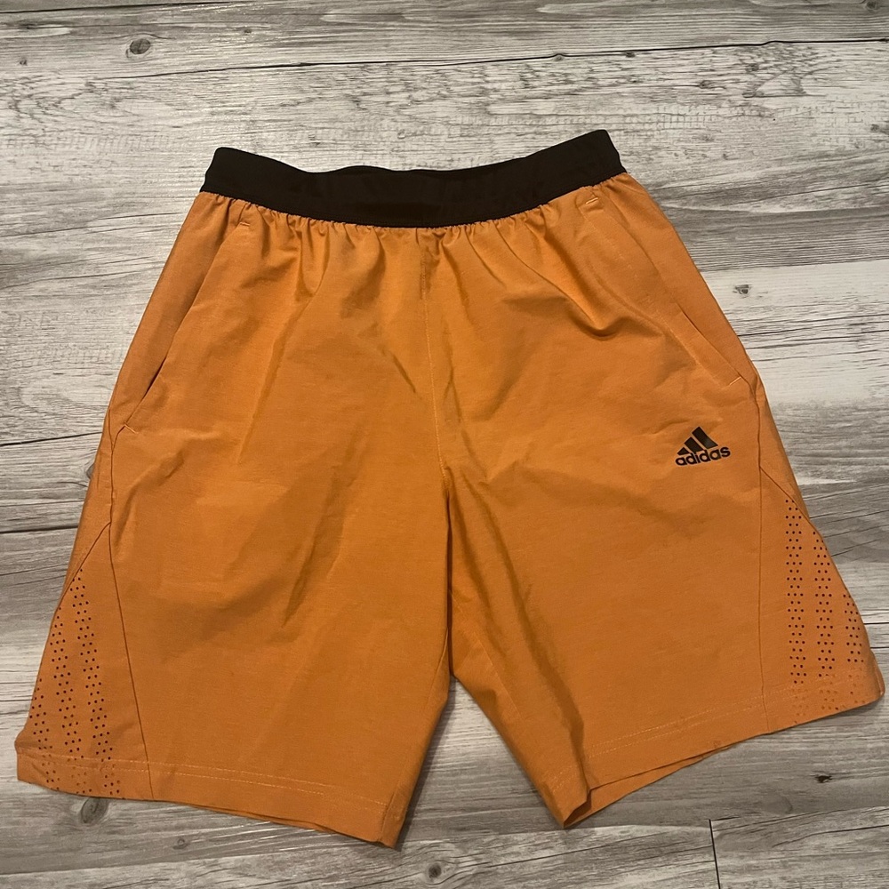 Adidas Men's Athletic Orange Shorts